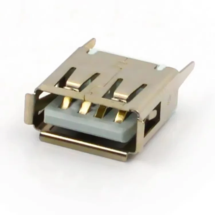 Vertical USB female Connector A Female connector 180 degrees AF Straight pin H13.7mm