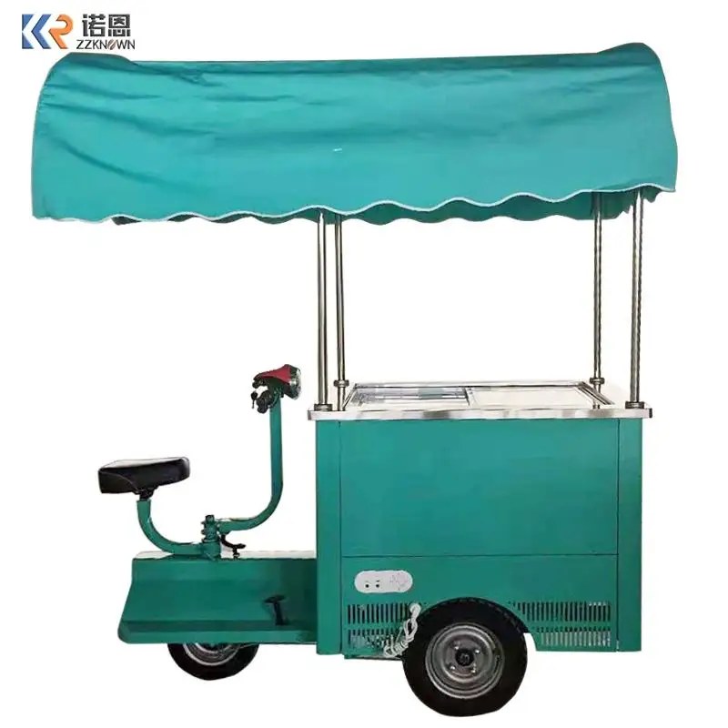 

Electric Type Ice Cream Cart With Customized 1m Freezer 220v/110v/48V DC For Italian Ice Cream Customized Ice Cream Holder