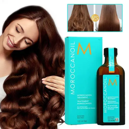 Imagen 2 del producto Tratamiento de aceite esencial para el cuidado del cabello de Marruecos, fortalece la elasticidad del cabello, reparación del cabello seco, cabello dañado, nutre el cuero cabelludo, cuidado del cabello