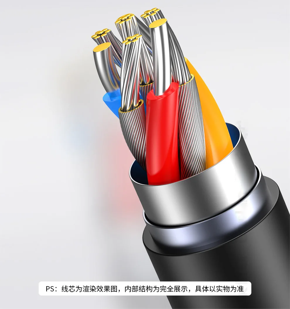 USB3.2 Kabel Gen2 USB Typ C Voll Funktionsfähig 20Gbps Übertragungsgeschwindigkeit Datenkabel 3m 2m 1m Kurz 8K 60Hz 240W Schnellladekabel – Detail 17