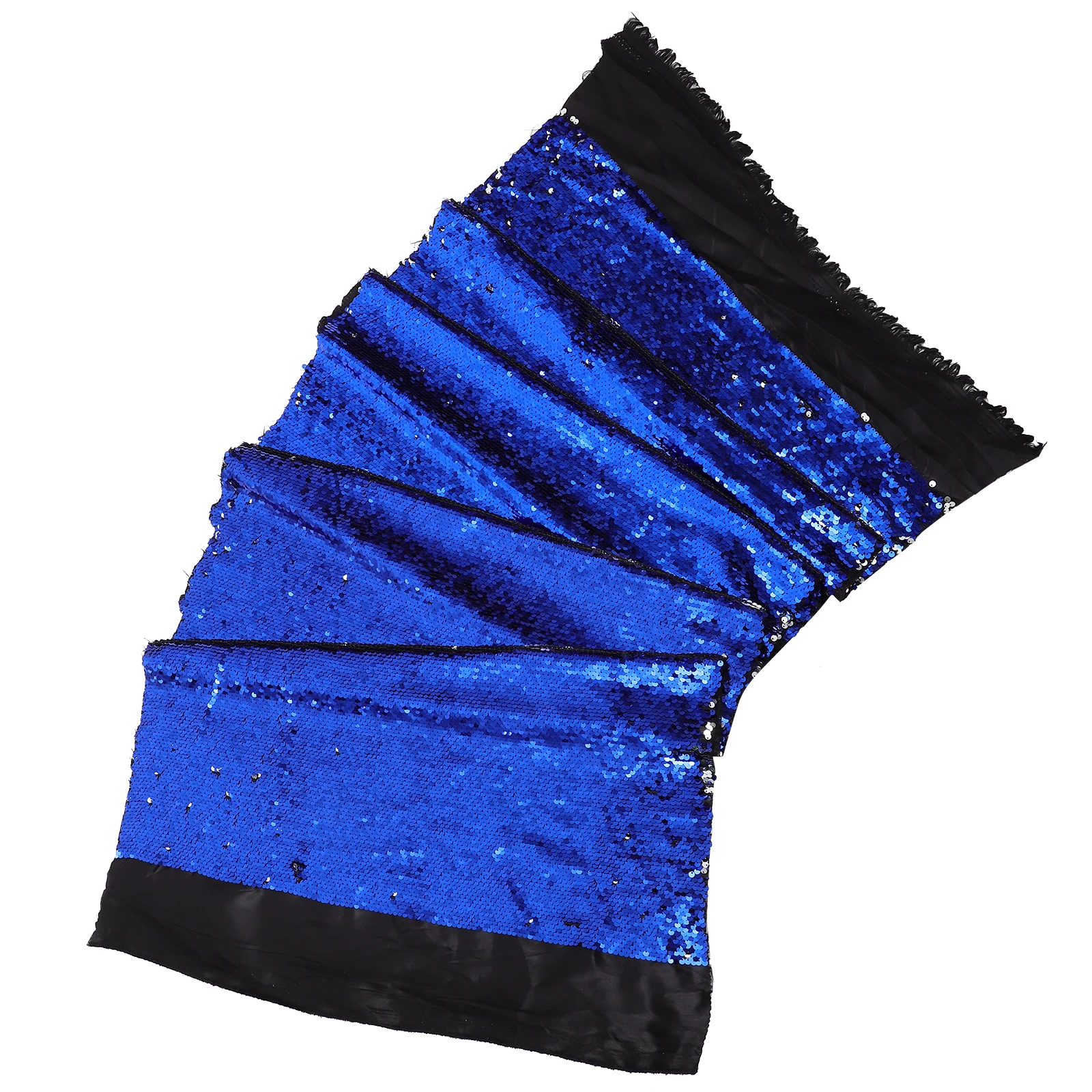 

Bow Hair Flip Fabric Sequin Fabric For Sewing Accessories Decorative Flip Sequin Craft Supplies Blue Silver Color