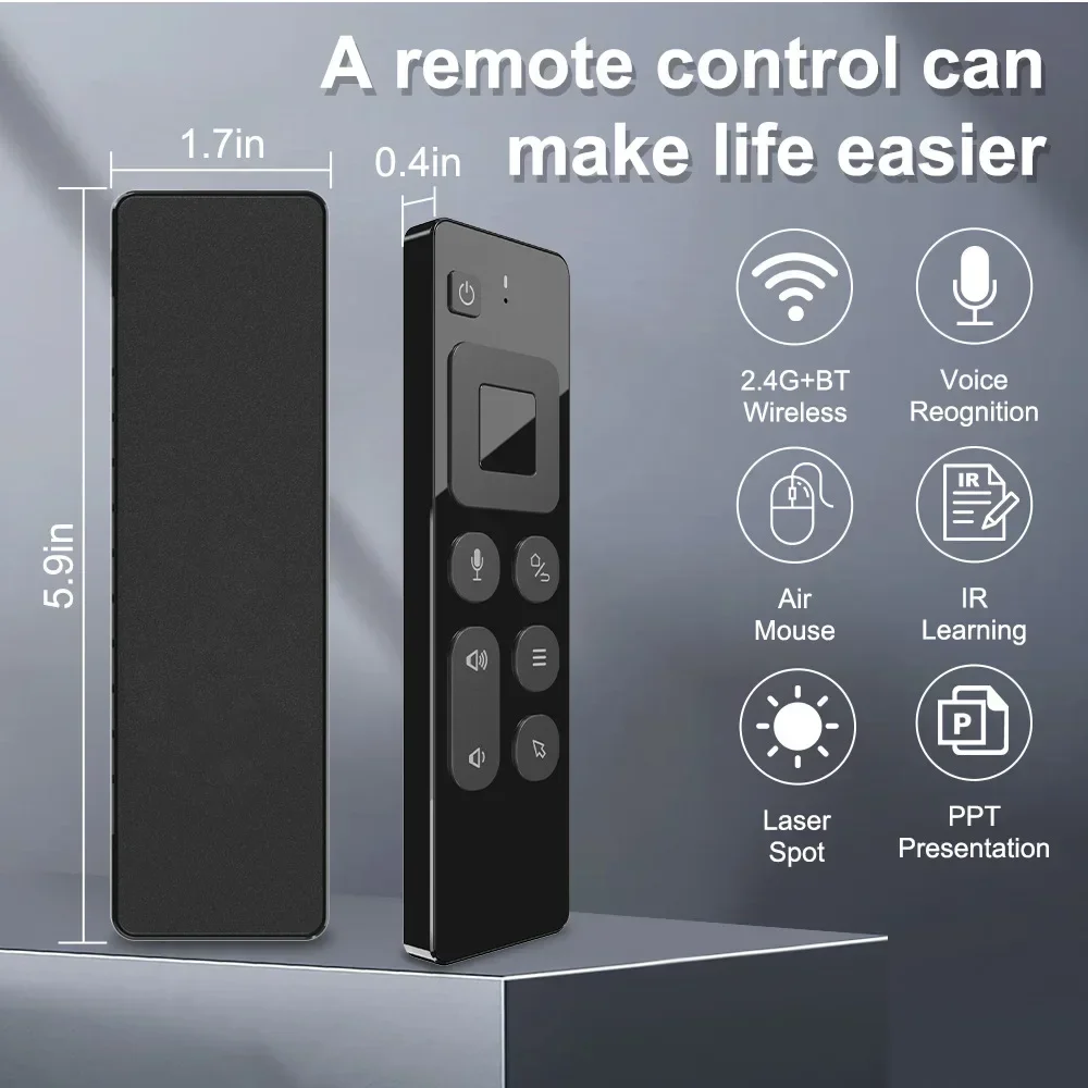 

Replaced Remote Control T8 PRO 2.4G Wireless Voice Mouse for Office Home