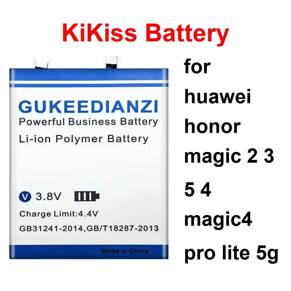 

HB466596EFW HB386689ECW HB465375EBC Mobile Phone Battery For Huawei Honor Magic 2 3 5 4 MAGIC4 Pro Lite 5G 4000-6000Mah
