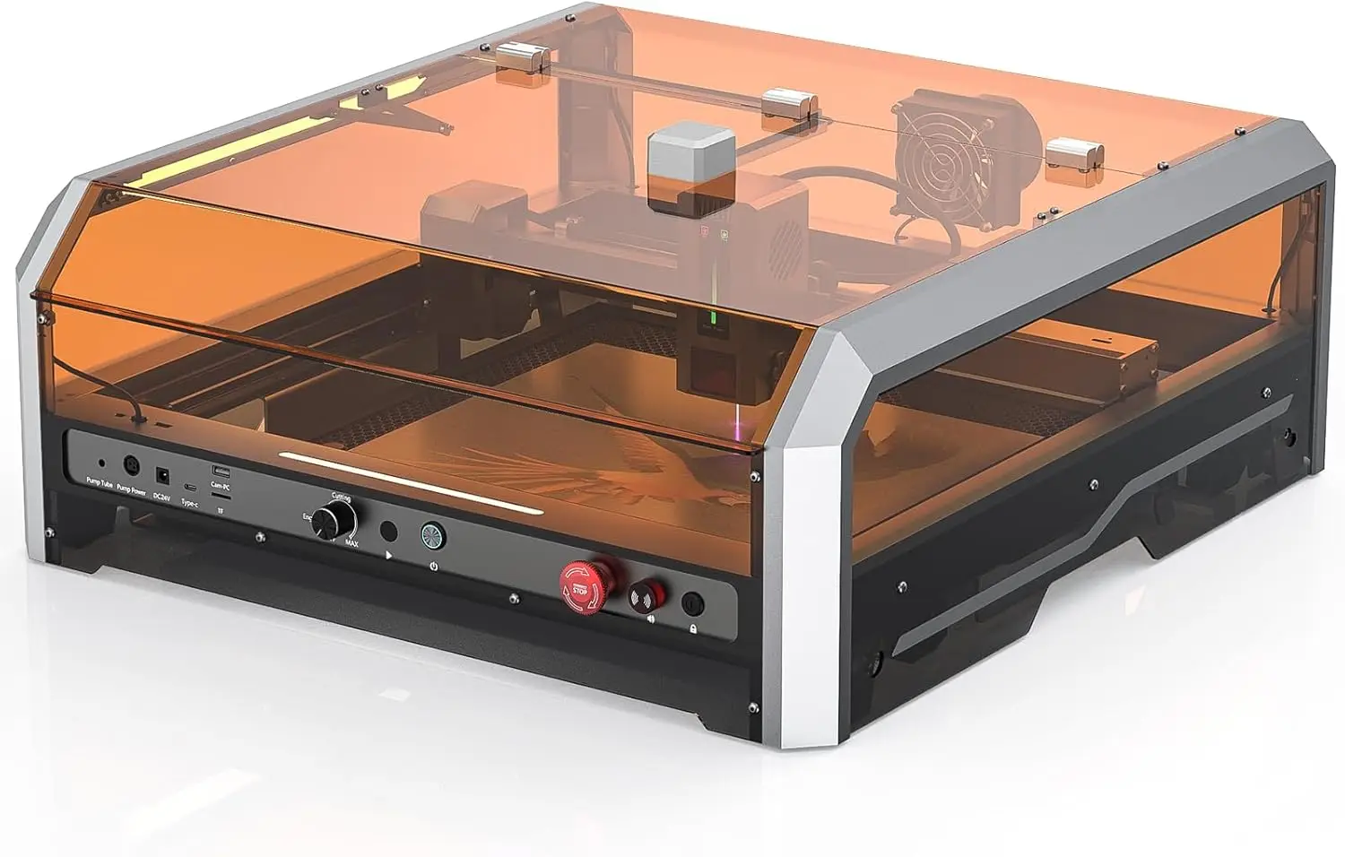 

Genmitsu L8 Laser Engraver, 20W Laser Cutter Built-in Acrylic Enclosure with Vent, Air Assist Pump, Honeycomb, Camera,