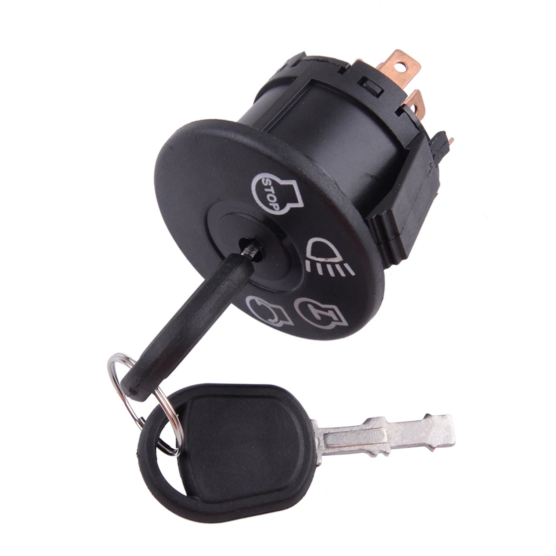 Cilindro de Bloqueio do Interruptor de Ignição com Chaves 163968 Apto para Cortador de Grama John Deere L100 L105 L107 L108 L110 L111 L120 L130 532175566