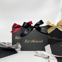 Eid Mubarak Gift Box Eid Mubarak Candy Packaging Boxes Muslim Islamic Festival Bag Family Dinner Party Favors Decoration Suppli