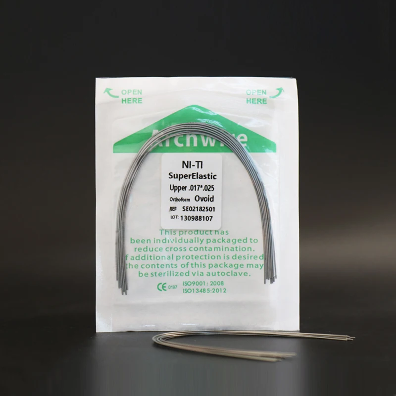 

10Packs 100Pcs SE Ovoid Orthodontics Wire 5Packs Upper 5Packs Lower Green Packing