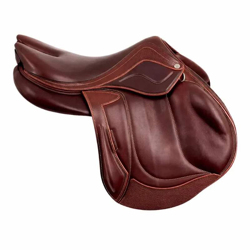 Professional Premium Quality Horse Riding English Saddle Wood Structure Original Leather Material Customizable Durable Saddle