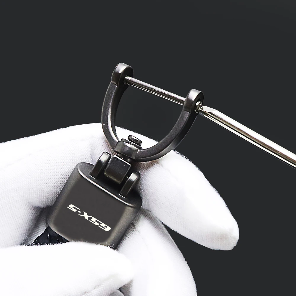 Motorcycle For SUZUKI gsxs gsx-s gsx-r gsxr 250 600 750 1000 13000 1400 motorcycle Leather key chain car accessories