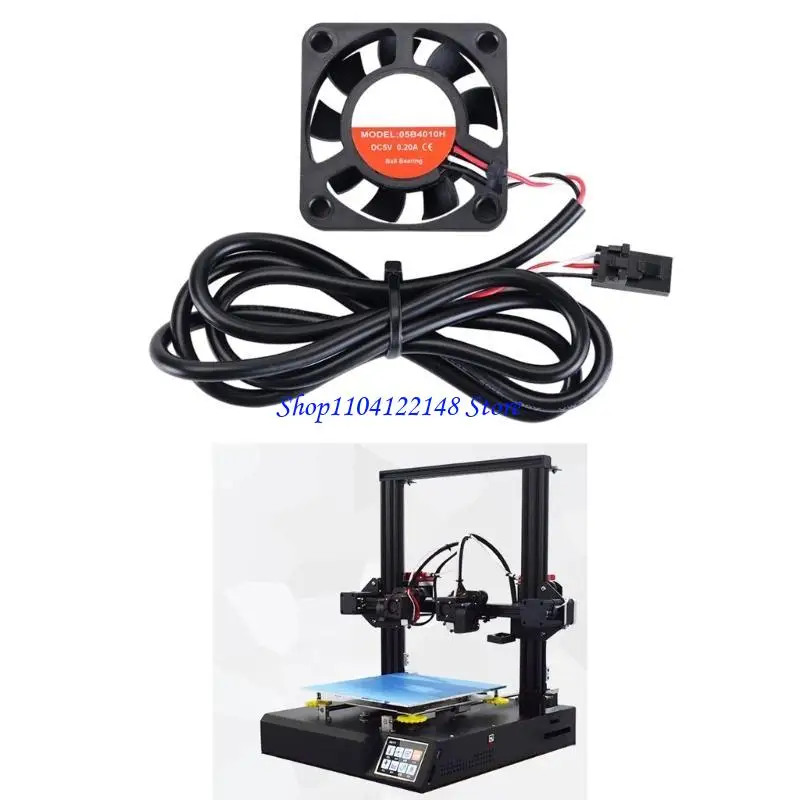 

P9FA DC5V Blower Air Fan 40x40x10mm Bearing Cooling Cooler Fan For 3D Printer
