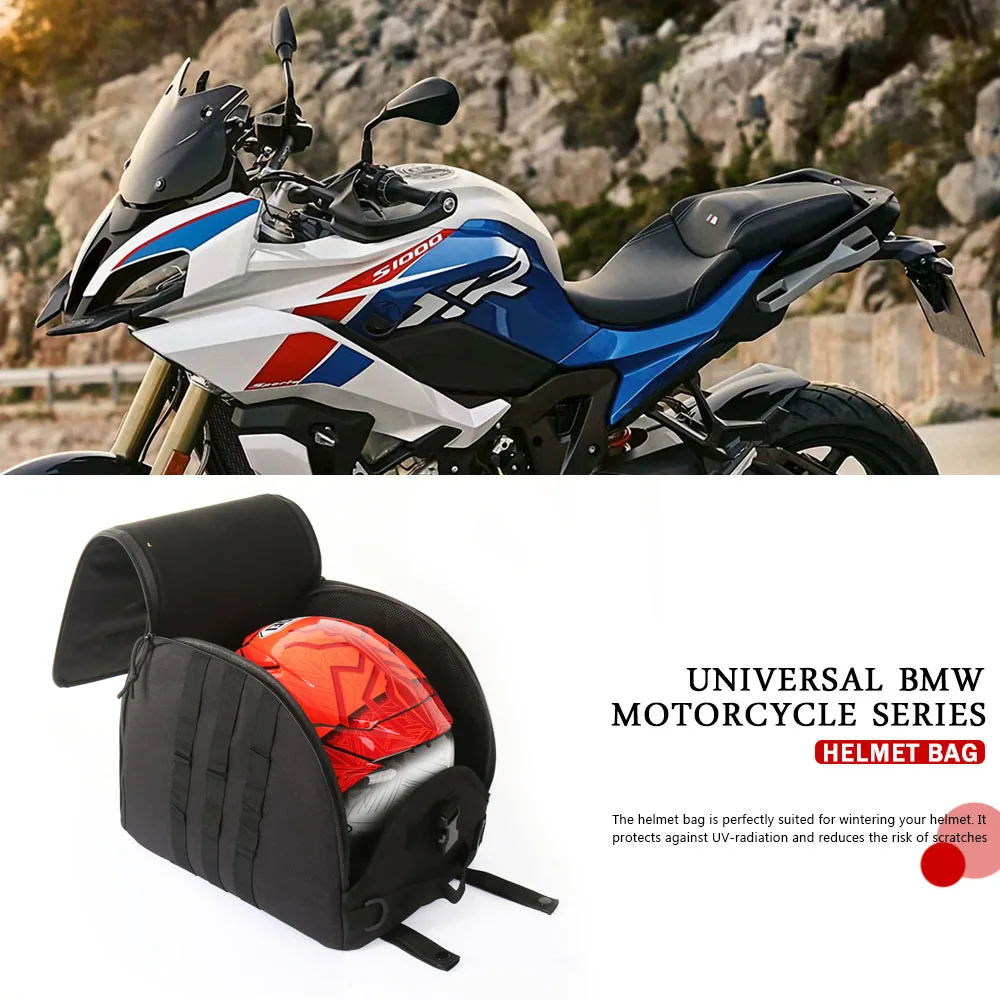 

Motorcycle Accessories Large Capacity Travel Bags Female Men Helmet Bag Black For BMW R1300GS Adventure R1250GS R1200GS R1200R