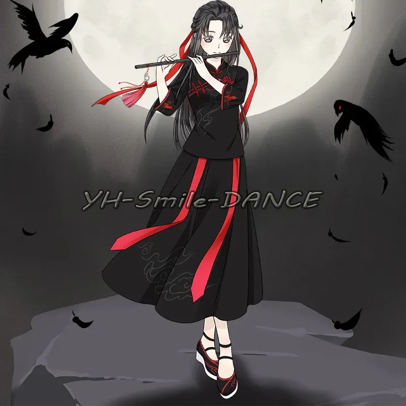 

Anime Mo Dao Zu Shi Wei Wuxian Cosplay Costume Lan Wangji Hanfu Retro Set Daily Dresses Gowns for Men and Women fy1;