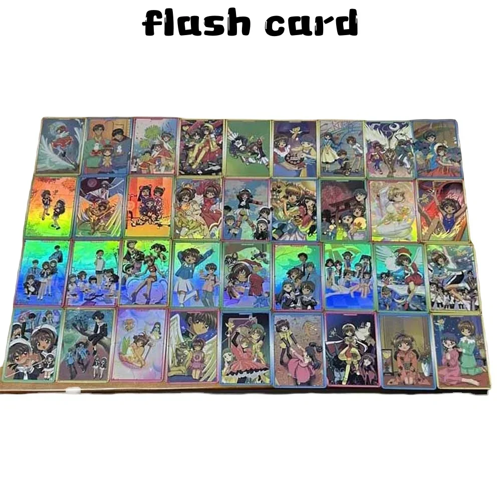 

DIY Card Captor KINOMOTO SAKURA Original Series Set 36pcs Flash Card Anime Peripheral Game Collection Card Holiday Gift