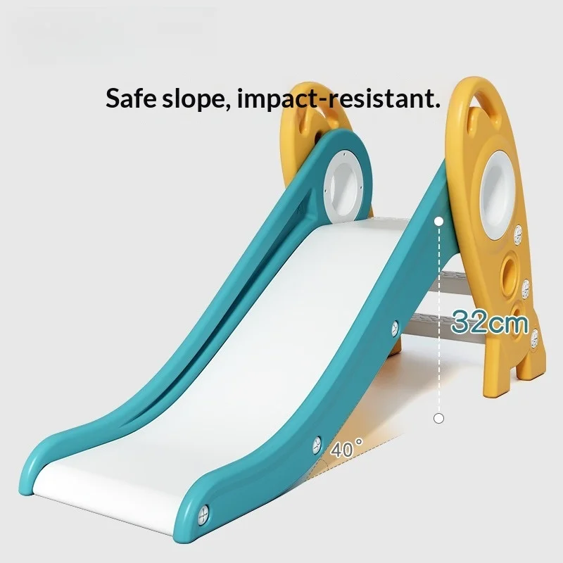 

Детская складная горка для бассейна, для дома, для малышей, компактная, для игровой комнаты, безопасная, нескользящая