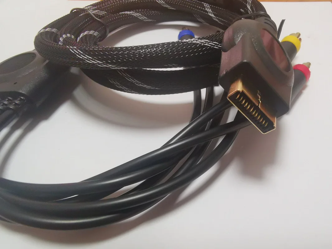 Câble composant de 1.8M pour Playstion 3 pour PS3 6RCA, câble Audio-vidéo AV, accessoires de jeu