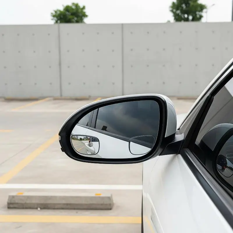 Blind Spot Rearview Mirror 360 Degree Adjustable HD Convex Car Auxiliary Mirror Universal Fit for Van SUV Truck Easy Installati