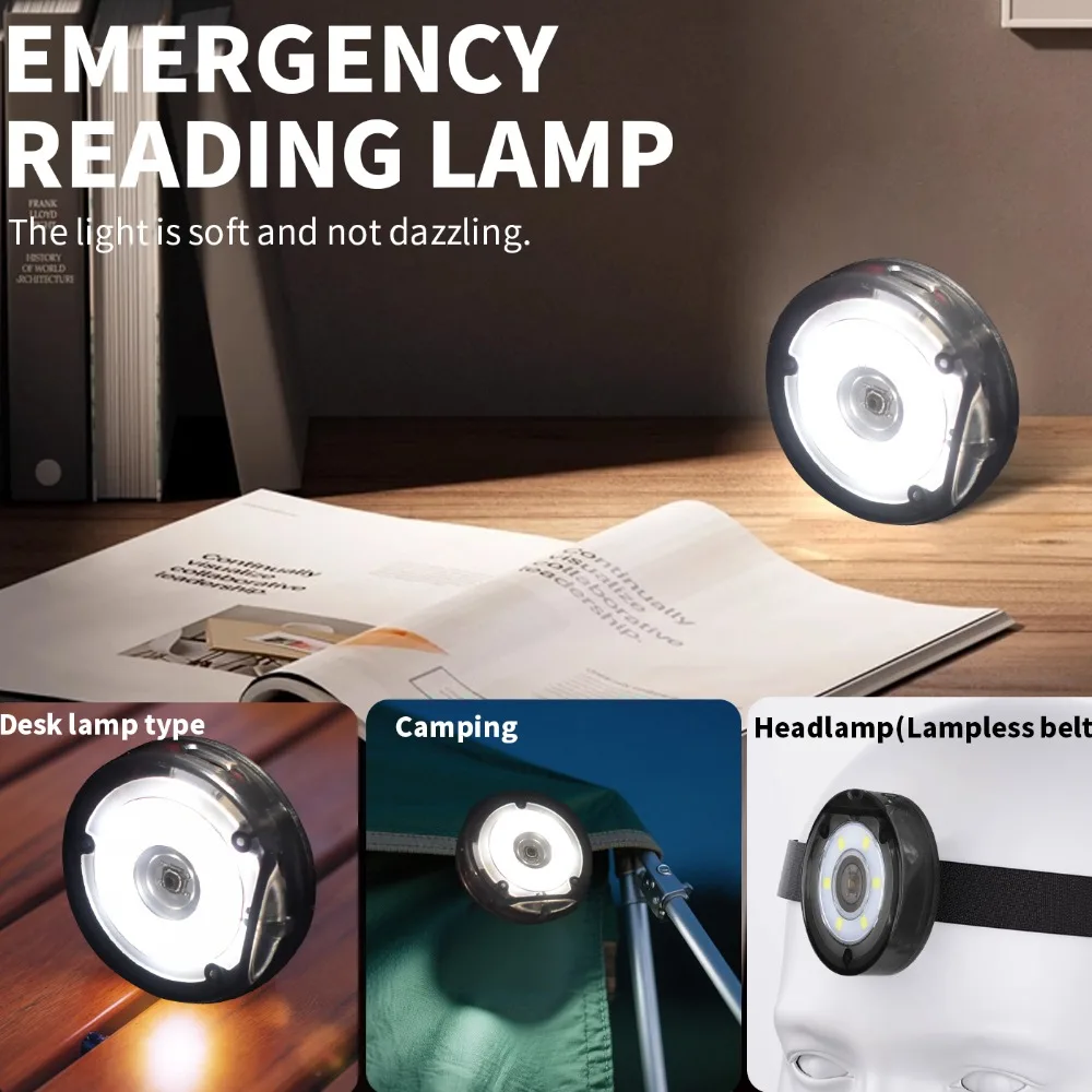 2-In-1 Portable Key Light USB Rechargeable Clip-On Design Pet Anti-Lost Night Light Convenient With 3-Level Dimming