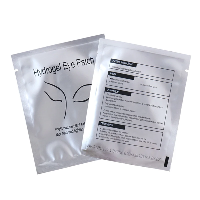 Patch Pour Cils En Hydrogel, 50 Pièces, Tampon Isolant, Beauté Et Hydratant, Masque Pour Les Yeux Pour Une Utilisation Durable