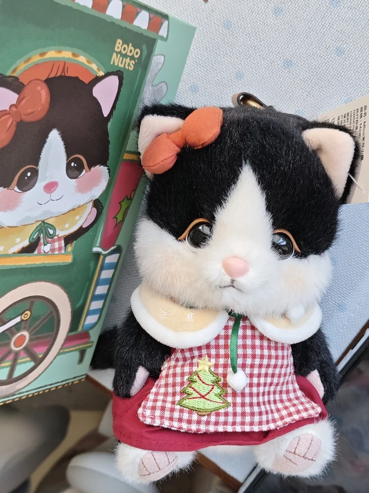 

Плюшевая игрушка BoboNuts Winter Limited Edition: Nino Puppy/Rubian Elephant/Miko Kitten/Little Rabbit Luna/Dogo – успокаивающая кукла-подарок