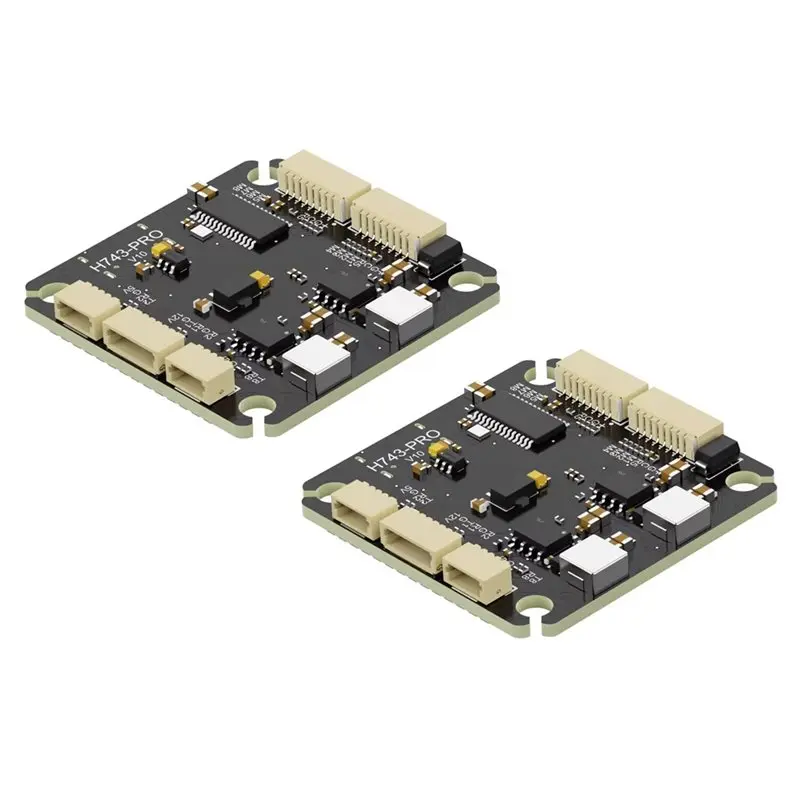 

2 шт. контроллер полета H743 PRO с двойным гироскопом, BEC, STM32H743, 4-8S, 30.5X30.5 мм для радиоуправляемых FPV дронов