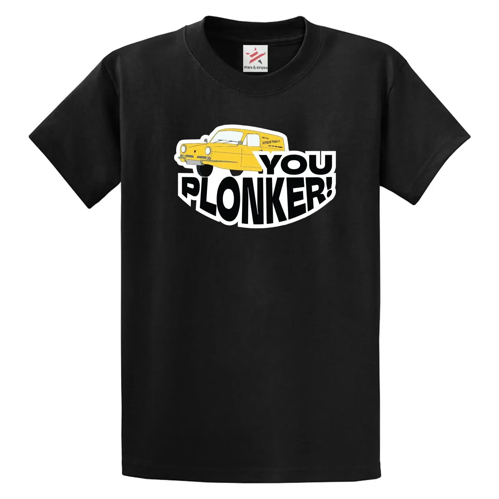 Stars and Stripes Funny You Plonker British Slang Classic UK Comedy Series London Pop Culture TV Show T Shirt vintage Washed