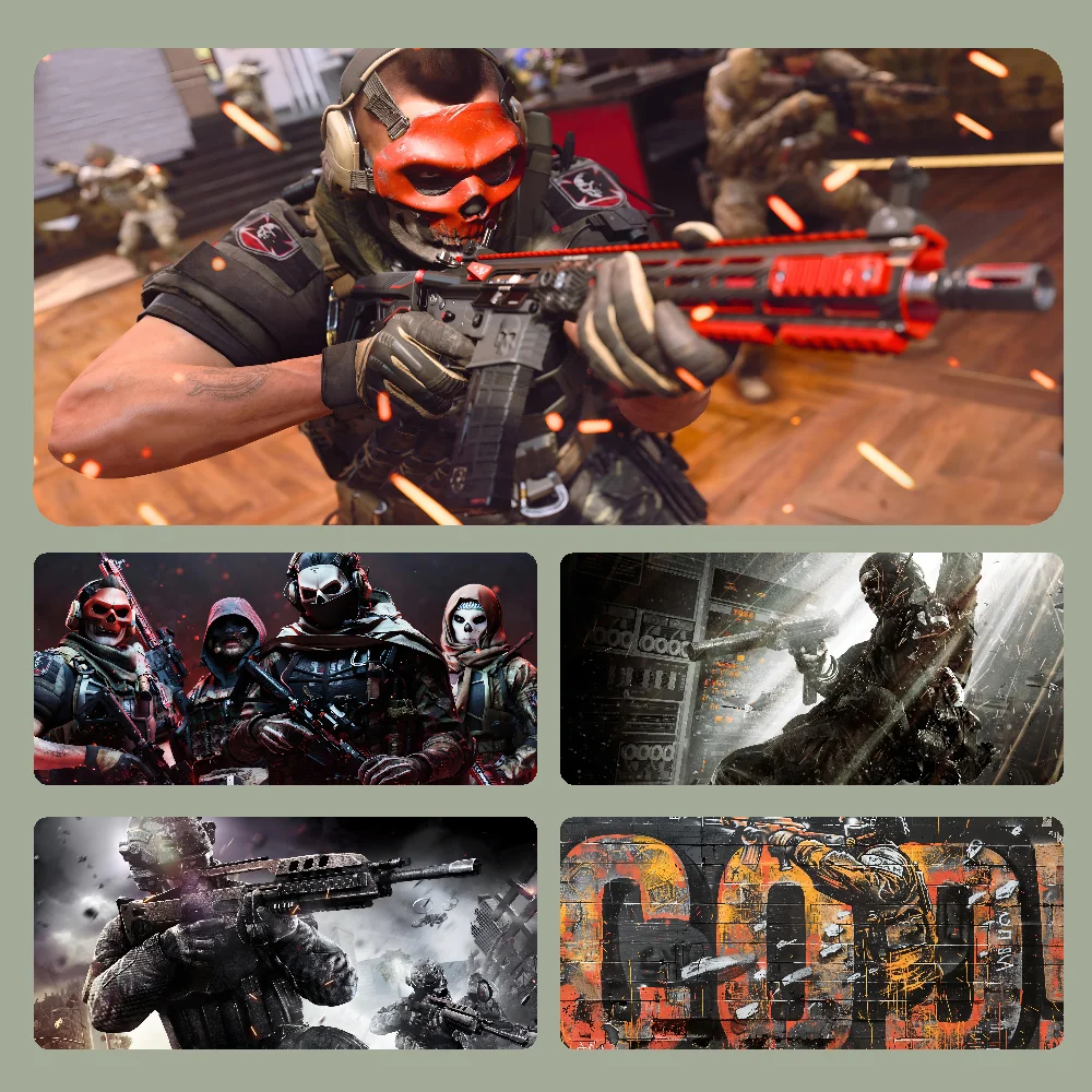 

C-Call Of D-Duty Mousepad Large Computer Gaming Accessories MousePads Desk Mats Anti-slip Laptop Soft Mouse Pad