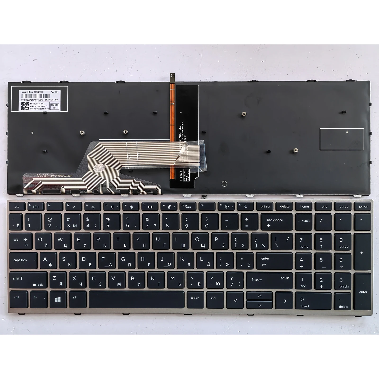 RU Layout for HP Probook 450 G5 455 G5 470 G5 430 G5 L01028-001  Laptop Keyboard