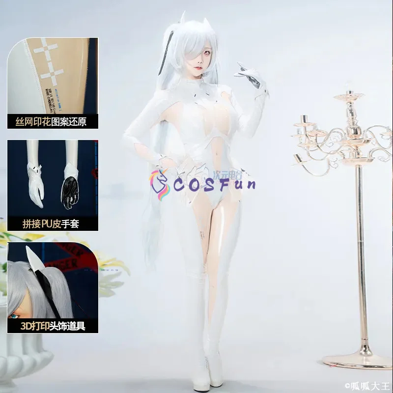 

Cinderella NIKKE Cosplay GODDESS OF VICTORY Costume Sexy Jumpsuit Role Play Women Halloween Party Suit COSFun