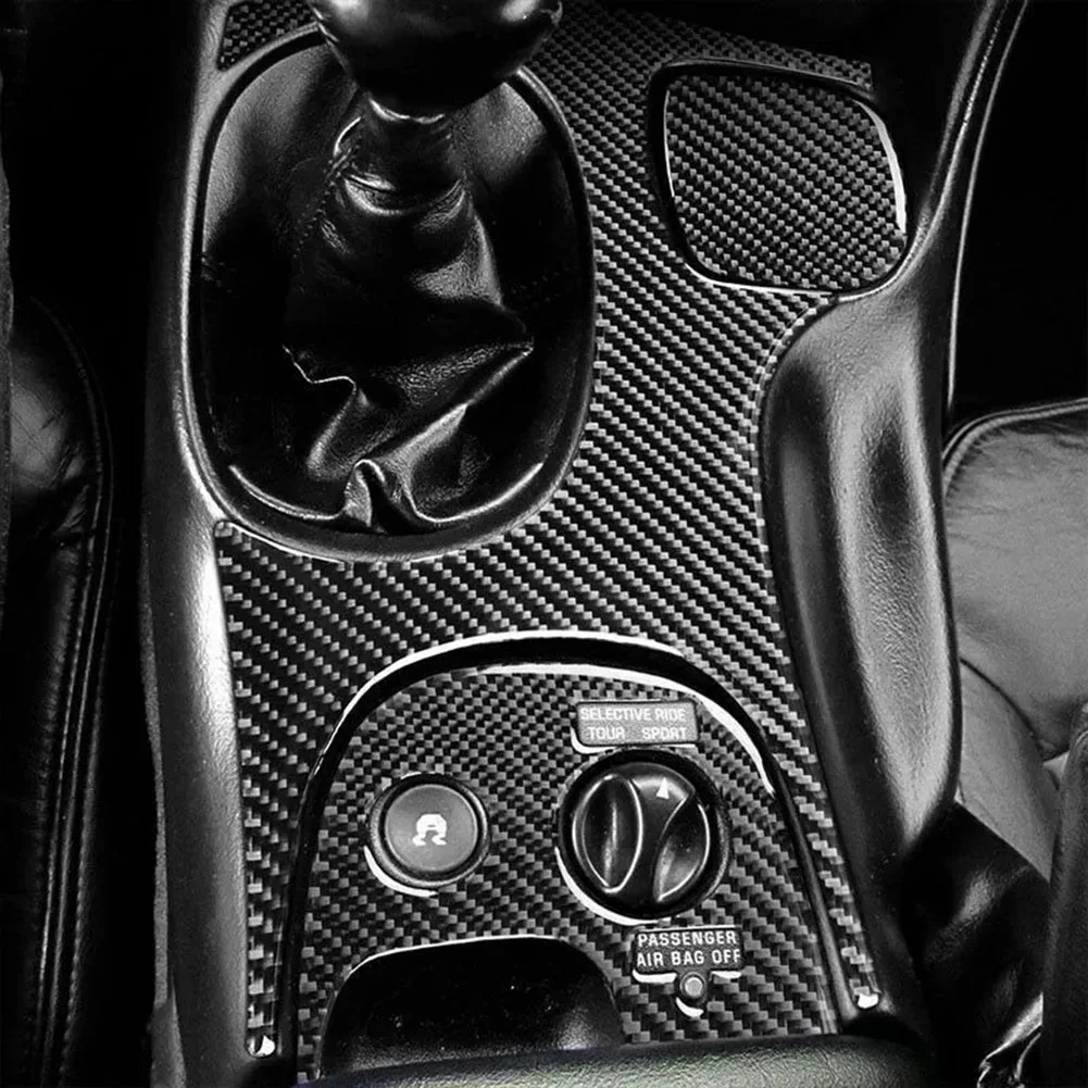 Carbon Fiber Black Carbon Fiber Trim Fiber Trim Control Cover Trim for custom Fitment Easy Installation Epoxy Coating