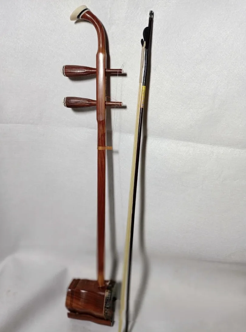 Erhu red sandalwood Chinese traditional stringed instrument