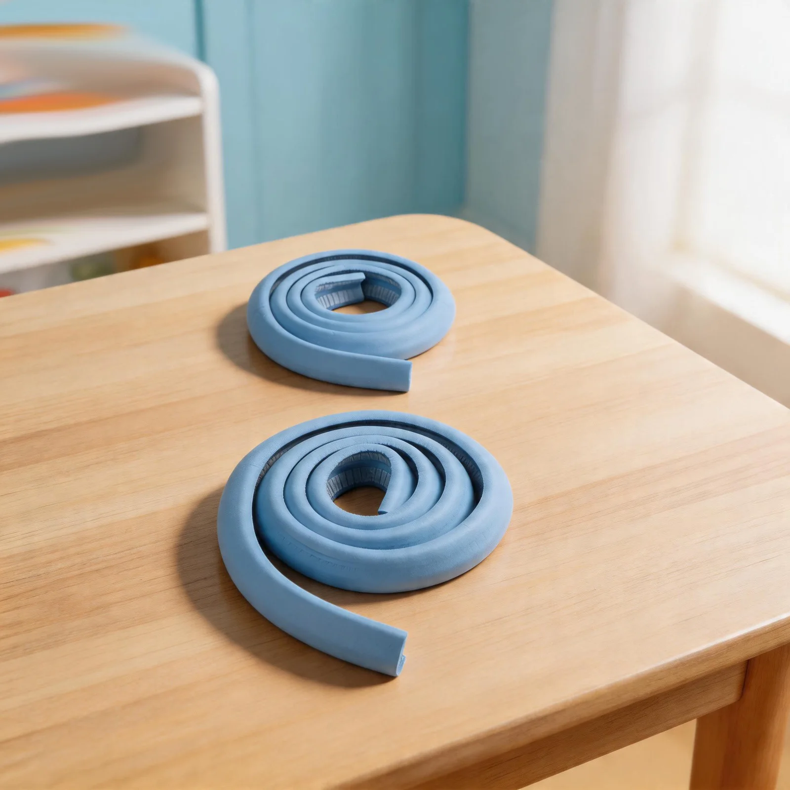 Soft foam sponge stair step mats 4 meter rubber cushioning strips for ladder and furniture edges safety and protection