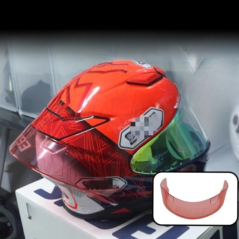 

For SHOEI Z8 Modified Combat Tail, Helmet Air Spoiler Fixed Wind Wing, Lucky Cat Power Button Helmet Motorcycle