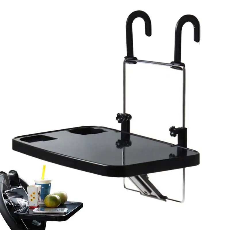 Car Folding Table Car Back Seat Tray Car Tray Table For Eating Stabilized ABS Table For Car Adapts To Angles And Heights Fits