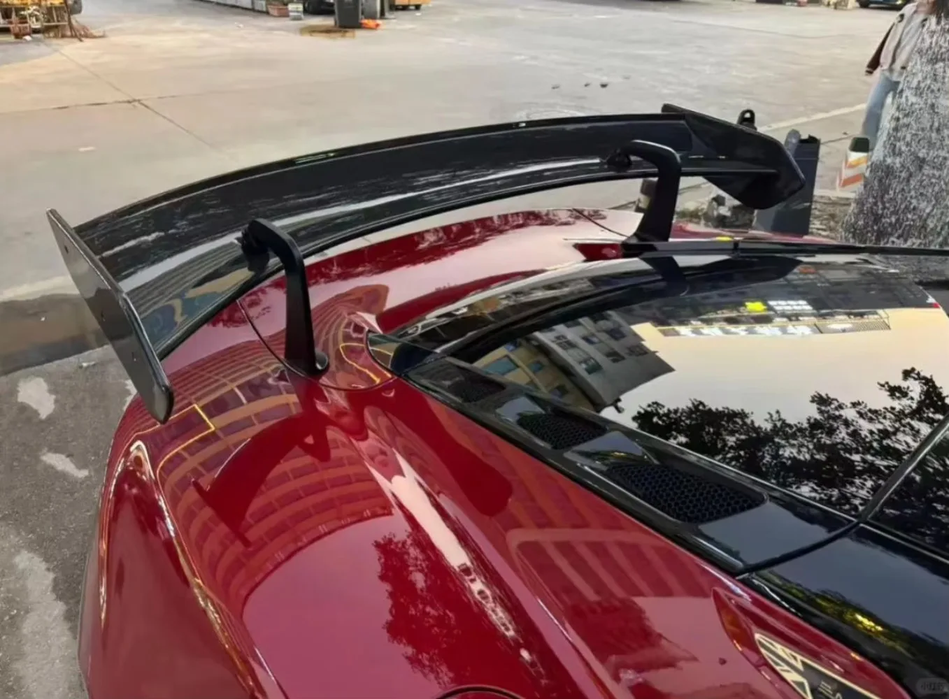 Wholesale  For Lotus Emira Hot Sales Dry Carbon Fiber GT Style Rear Wing Spoiler Lip Wings Body Kit