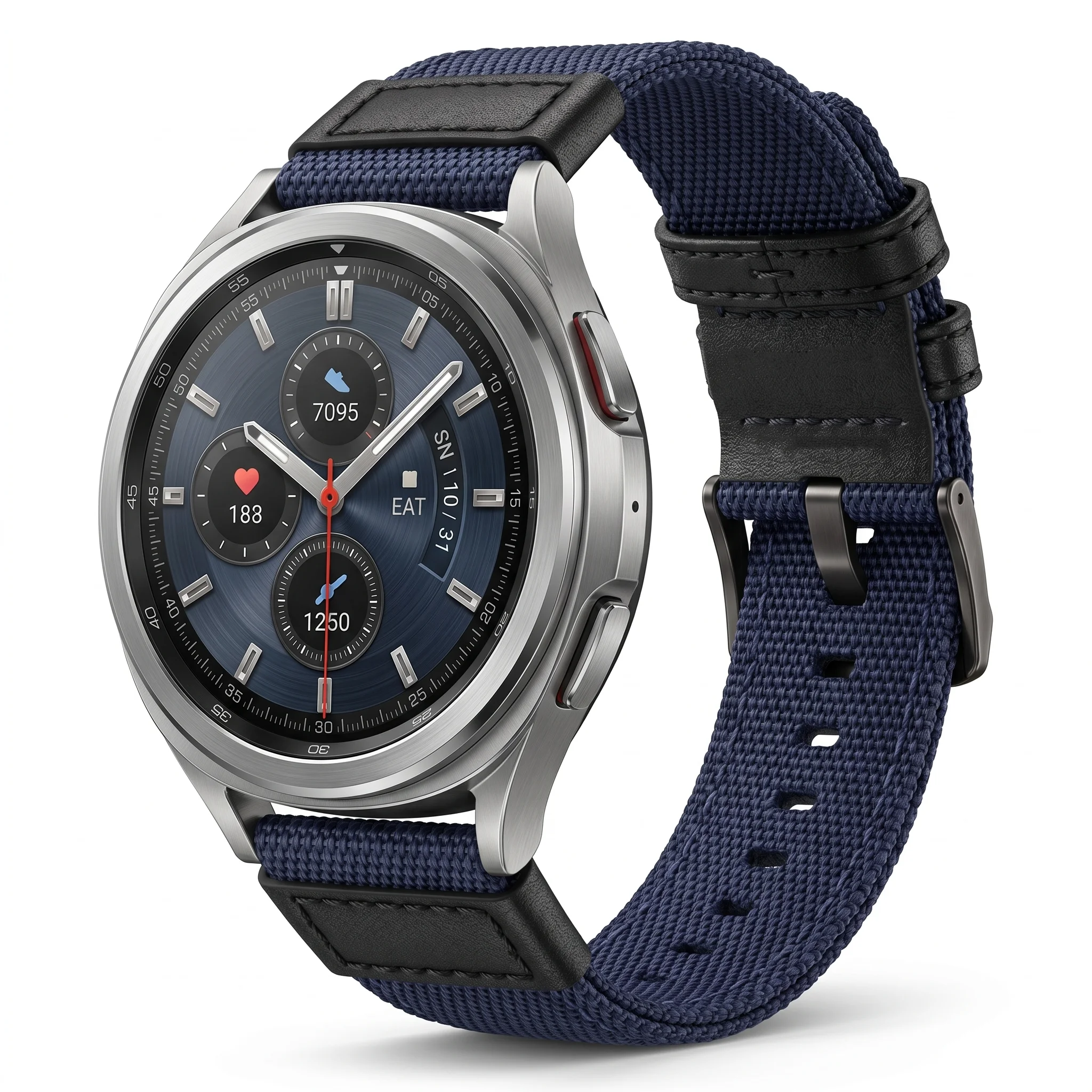 Nylon Watch Band 20 22 24mm Leather Trim Strap Compatible With Huawei Watch GT3 GT2 Pro Honor Magic For Smartwatches