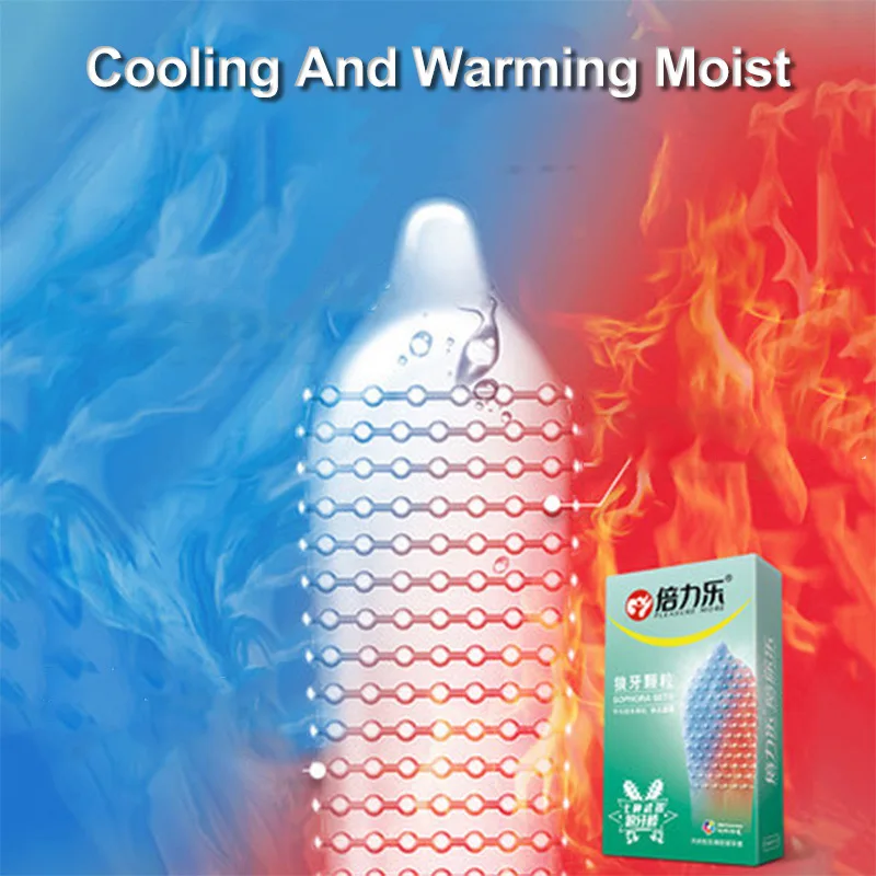 Unusual Condoms For Men Delay Ejaculation Cooling Hot Feeling Condom With Tendrils Dotted Ribs Penis Sleeve For Adults 18