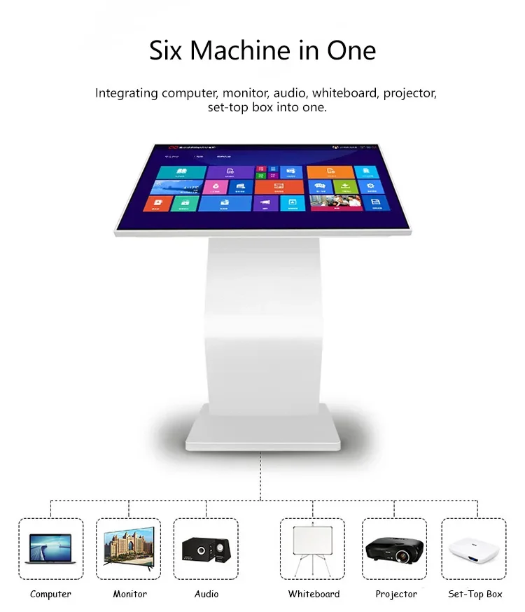 Horizontal Query Touch Inquiry All-In-One Machine 32/43/50/55/65/80 Inch Multimedia Advertising Machine