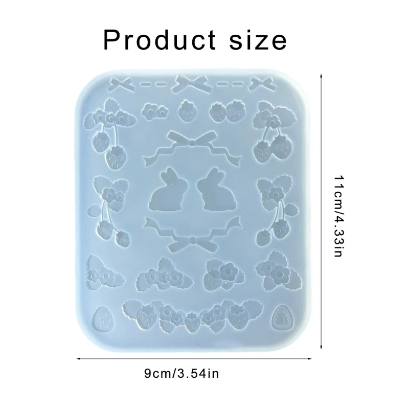 Practical Silicone Mold for Creative Projects Epoxy Keychain Pendant Moulds Mold for Handcrafted Item