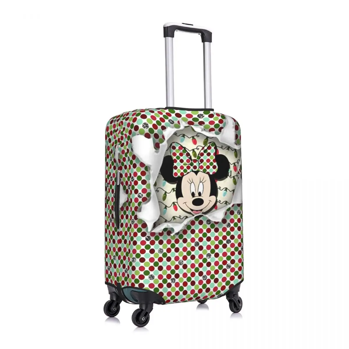 Mickey Mouse Print Suitcase Cover Fun Cruise Trip Protection Luggage Supplies Holiday