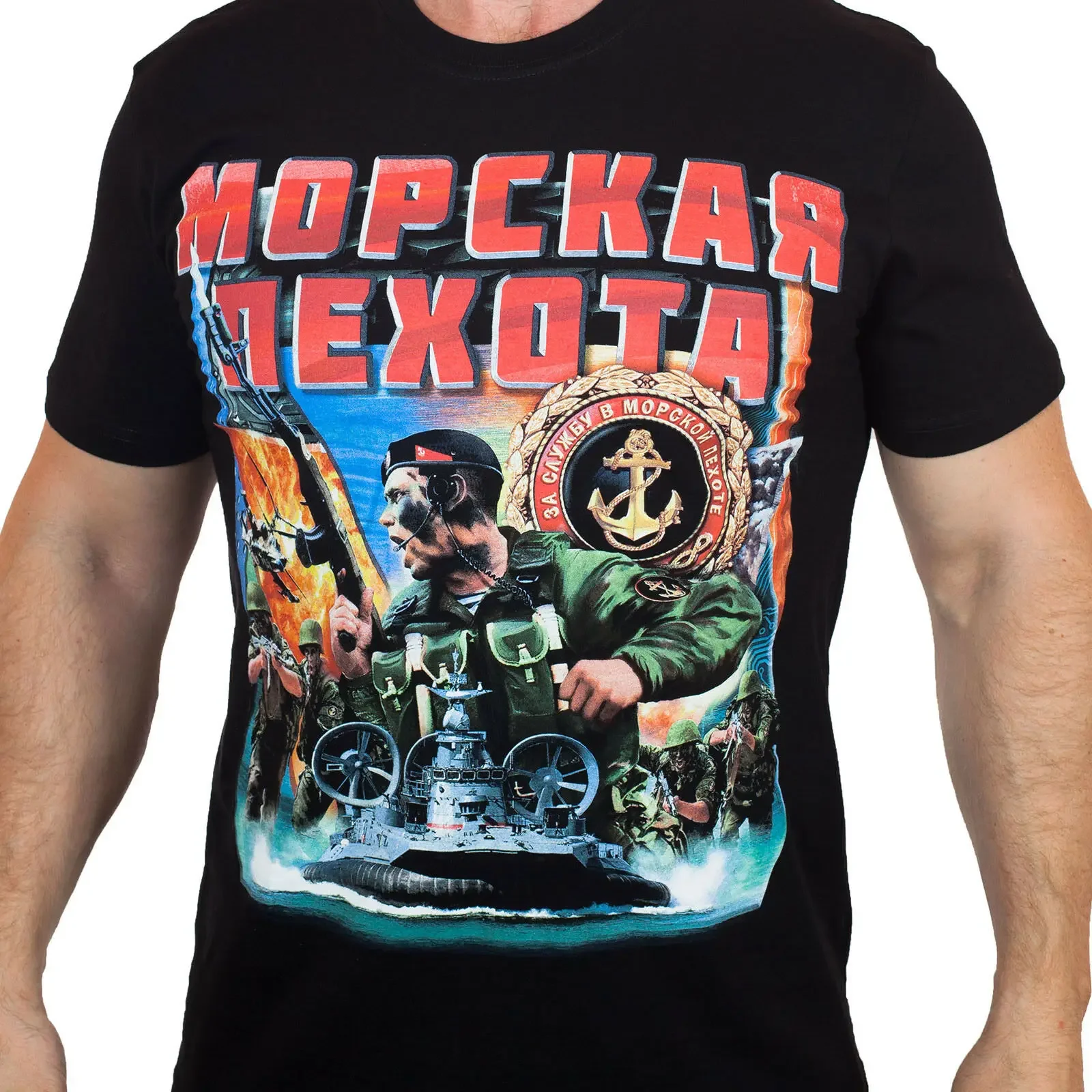 

Супер русская футболка Spetsnaz, мужская одежда морской пехоты России, хлопковая футболка с круглым вырезом и короткими рукавами, новый размер S-3XL