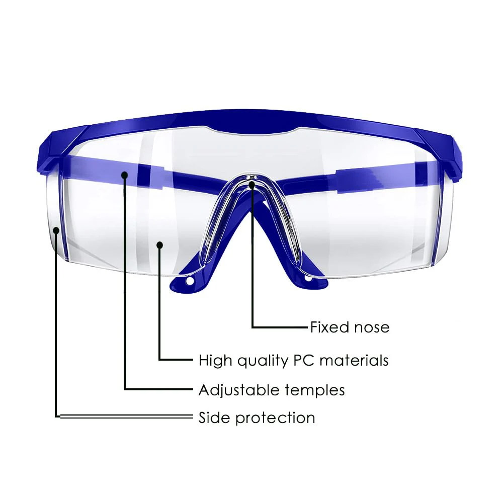 1/2/4Pcs Motorcycle Anti-Splash Protective Wind Dust Proof Goggles Eye Protection Lab Goggles Work Safety Glasses Cycling Glasse