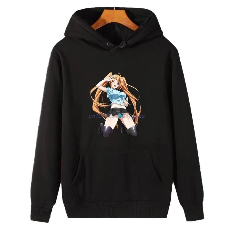 Irina Shidou Imouto Rias Gremory High school Hentai Girl graphic Hooded sweatshirts winter thick sweater hoodie fleece hoodie