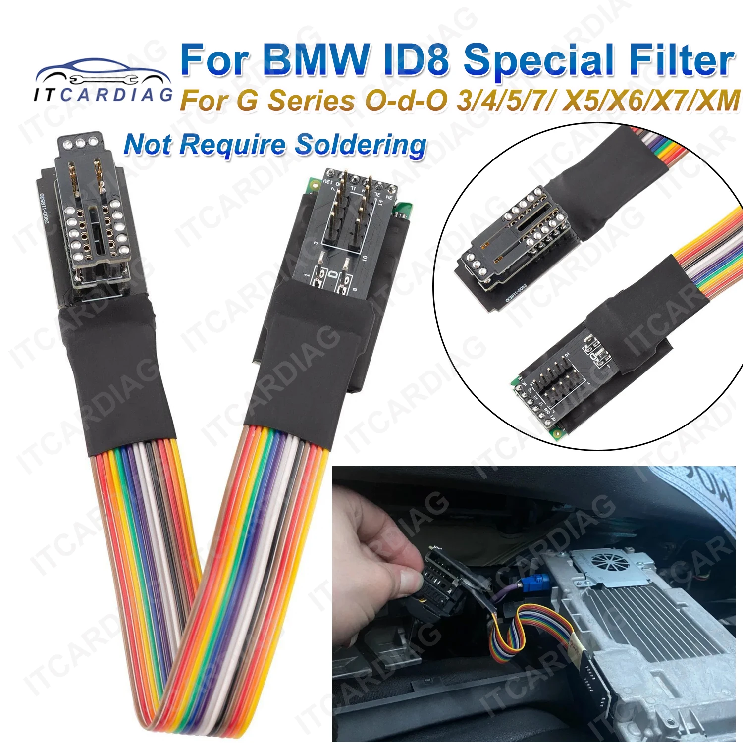 For BMW ID8 Special filter For BMW G Series Odo-meter Mil-eage Correction No Soldering Support B-M-W 3/4/5/7/ X5/X6/X7/XM