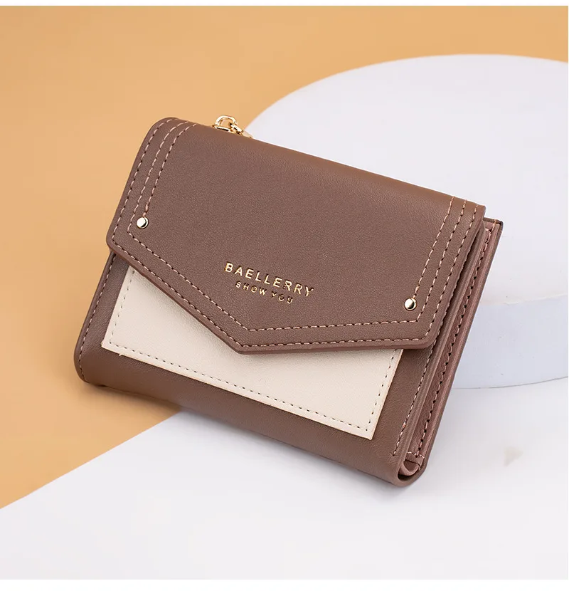 Baellerry Luxus Marke Fashion Zipper Geldbörsen Frauen Lange Geldbörsen Handtaschen Geldbörse Karten Halter PU Leder Brieftasche – Detail 14