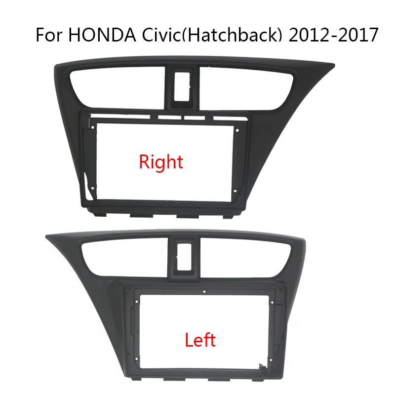 9 Inch 2 Din Car Radio Fascia For HONDA Civic 2012-2017 Auto Stereo Audio Player Dash Kit Frame Center Console Holder