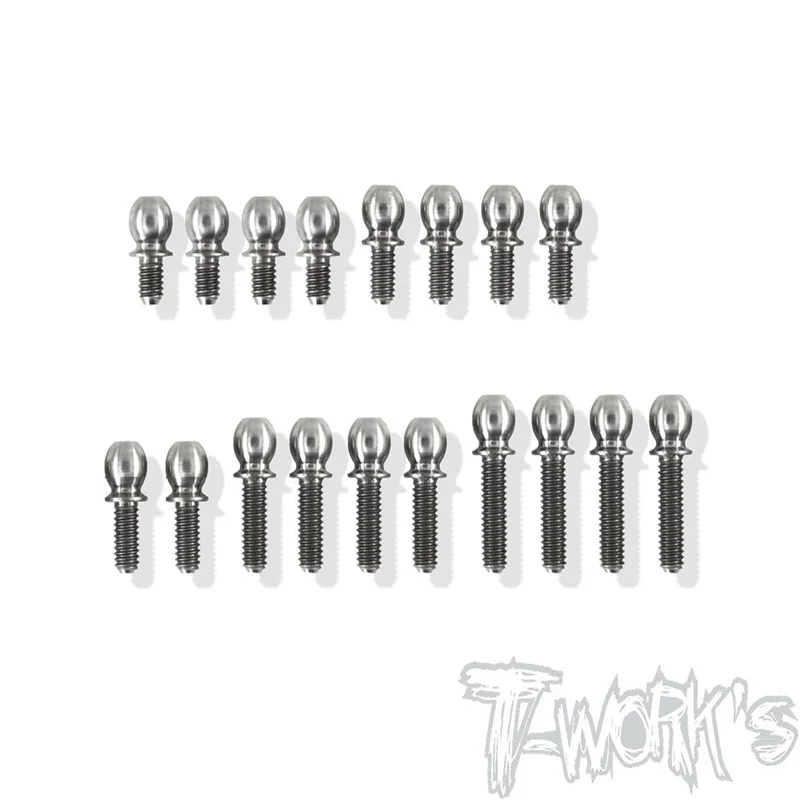 

Original T works TP-106 64 Titanium 4.9mm Ball End set ( For Xray T4 2020 ) Rc part