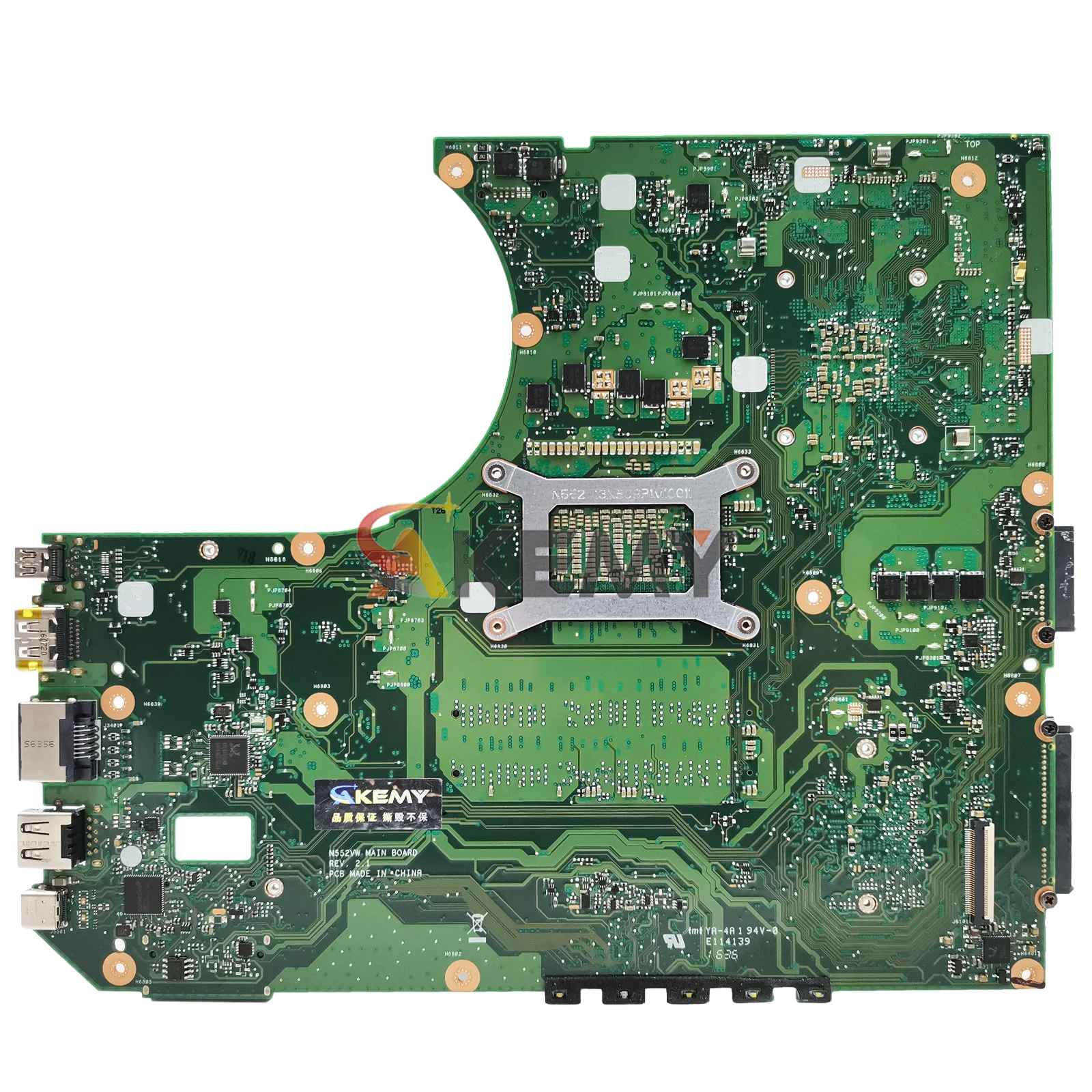ASUS ROG N552V N552VX N552VW 노트북 메인보드용 N552VW 노트북 마더보드 (I5 I7 CPU 탑재) 100% 테스트 완료, 빠른 배송 가능