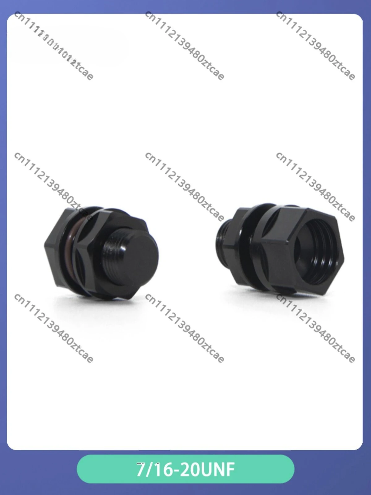 7/16-20 UNF Hollow Thread Screw Watertight Connector Plug Universal Sealing Bolt Fitting Accessories For ROV Underwater