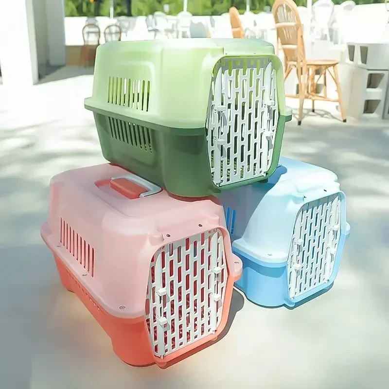 Caja de aviación para gatos para jaula portátil para gatos al aire libre, bolsa para gatos, caja espacial para mascotas, caja de transporte para perros, caja para jaula para perros montada en coche