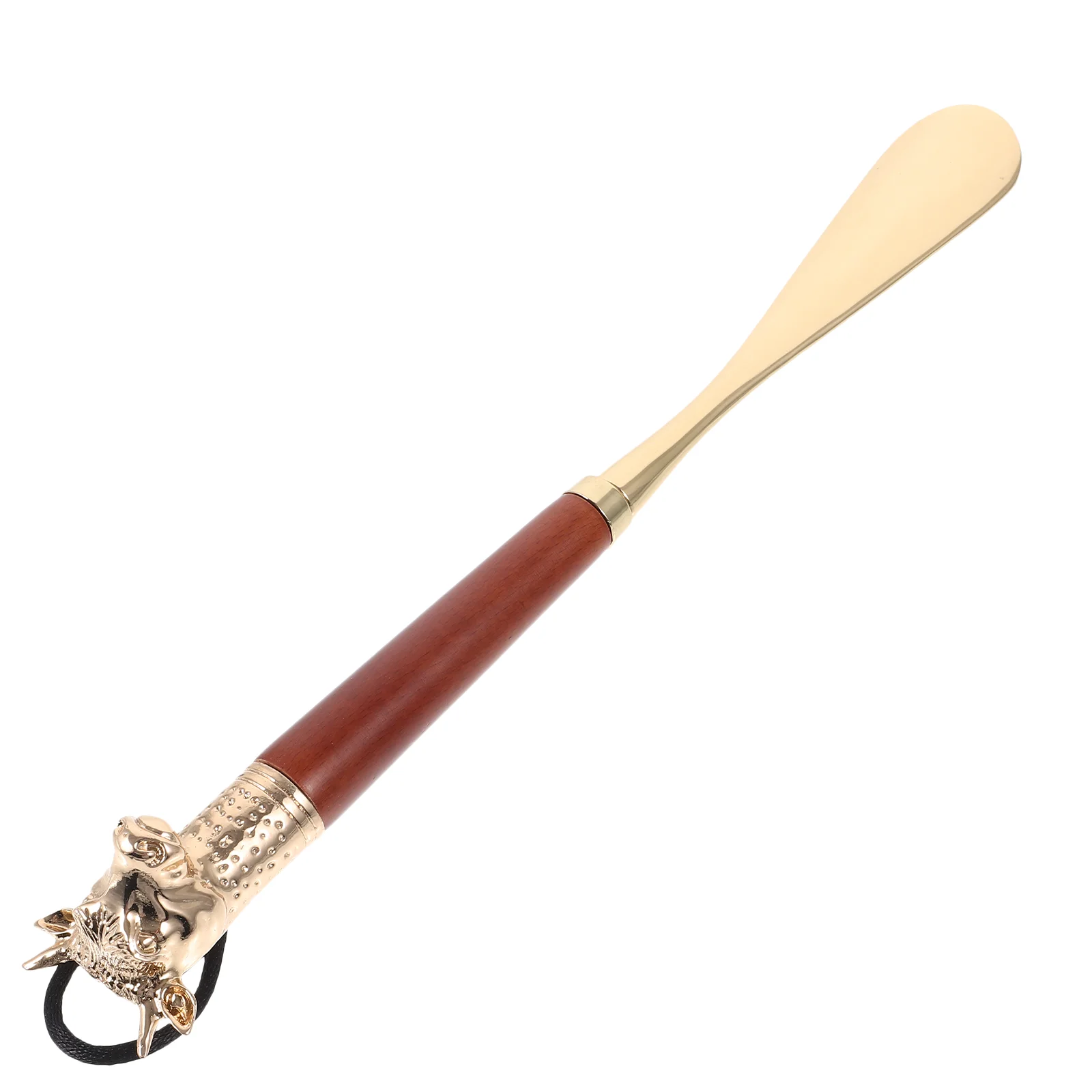  Bullhead Shoehorn Long Knob with Handle Shoehorns Elderly Alloy for Seniors Pregnant Women Use Wear Shoes